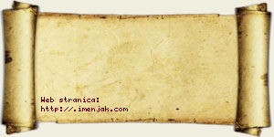 Tijana Novačić vizit kartica